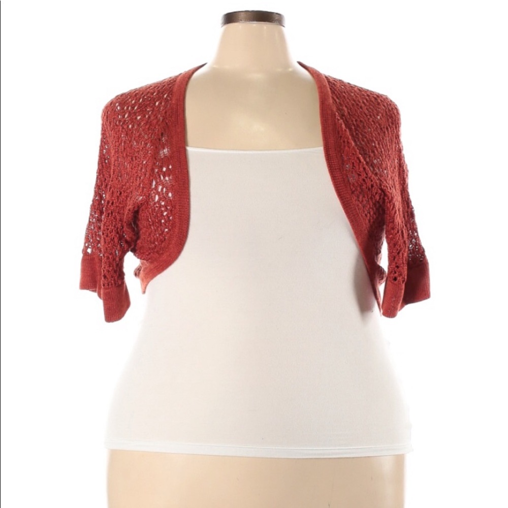 Lane Bryant crochet shrug, size 22/24